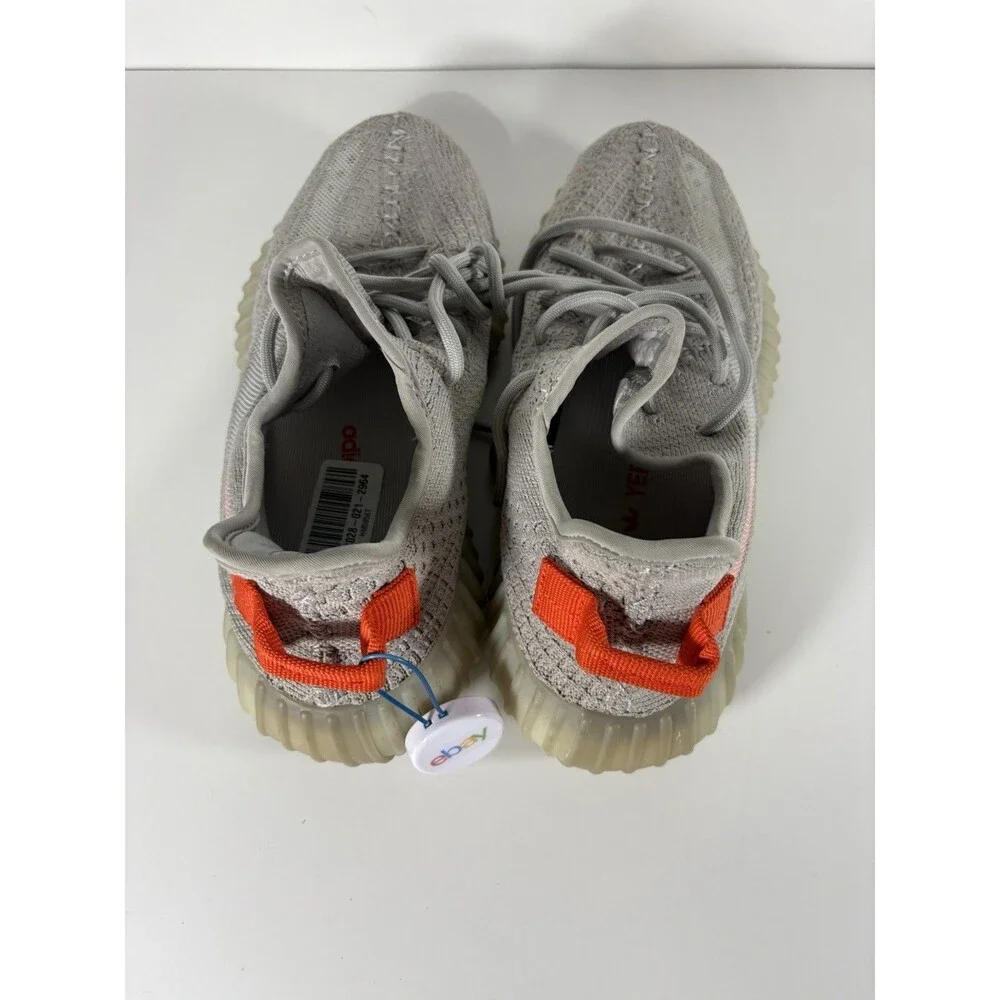 Adidas Yeezy Boost 350 V2 FX9017 Tail Light Grey Primeknit Sneakers Mens Sz 7.5